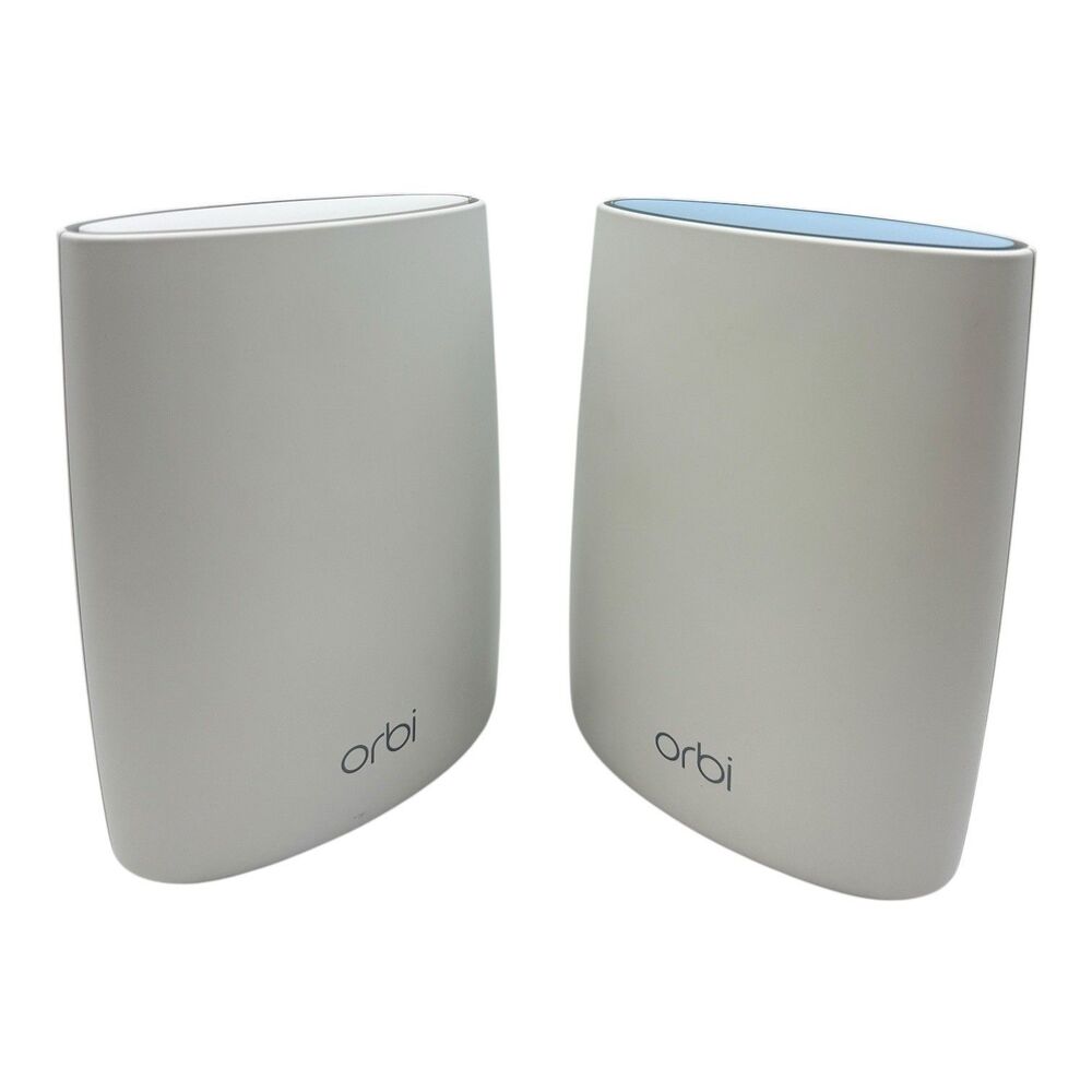 Orbi Mesh Router RBR50v2 and RBS50v2 Satellite w/Power Cables Tested - Picture 2 of 4